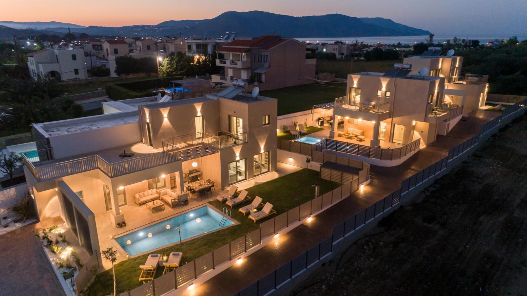 Ks Luxury Villas Heated Pools Георгиуполис Экстерьер фото