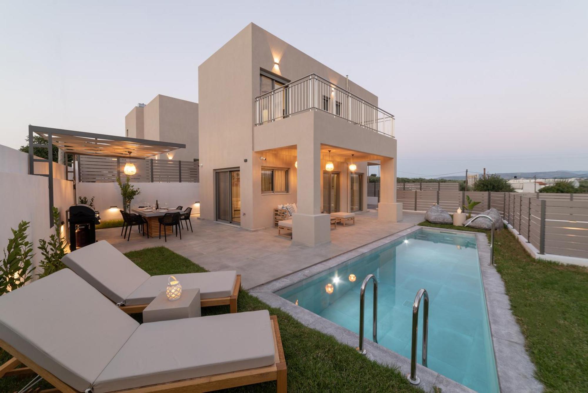 Ks Luxury Villas Heated Pools Георгиуполис Экстерьер фото