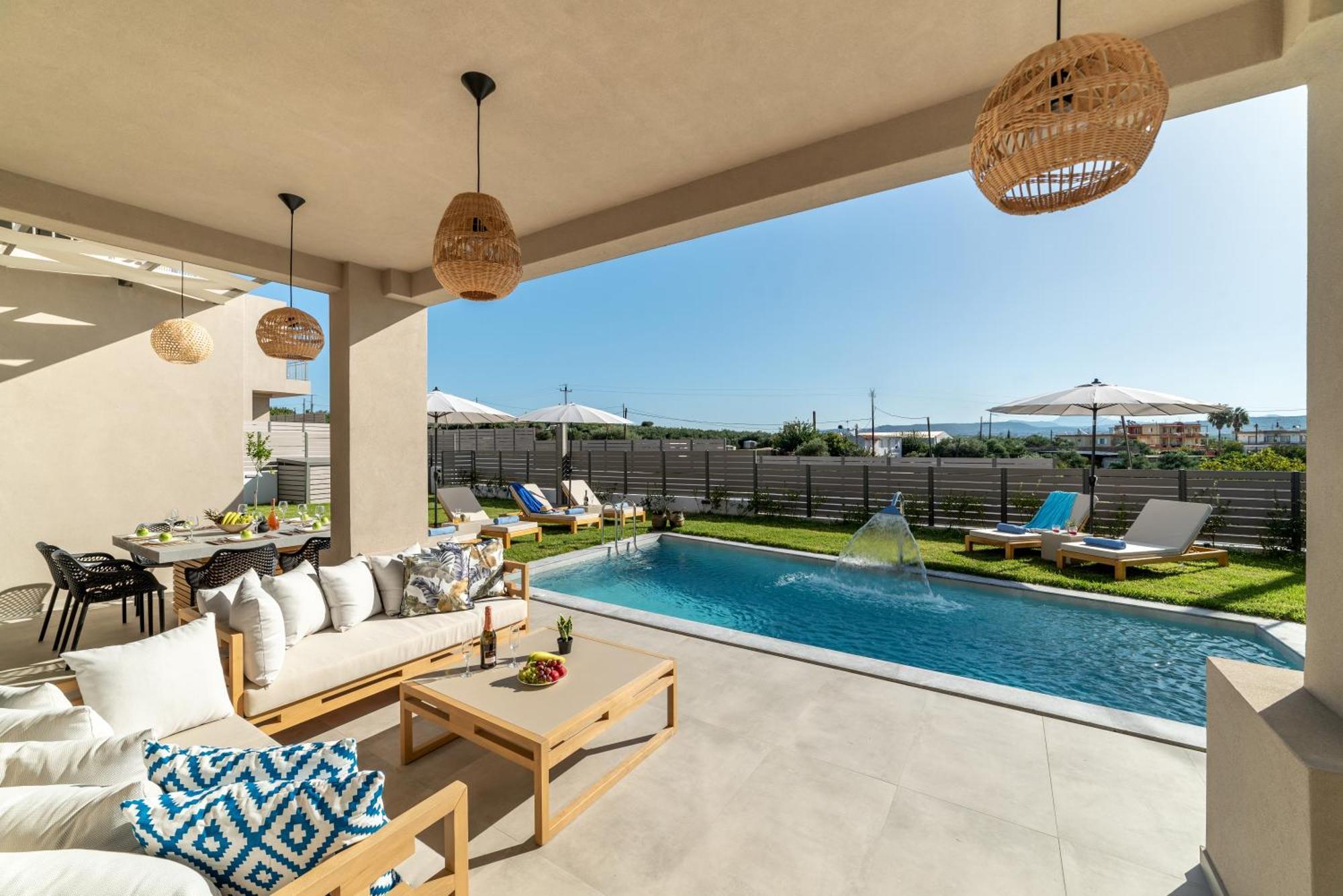 Ks Luxury Villas Heated Pools Георгиуполис Экстерьер фото