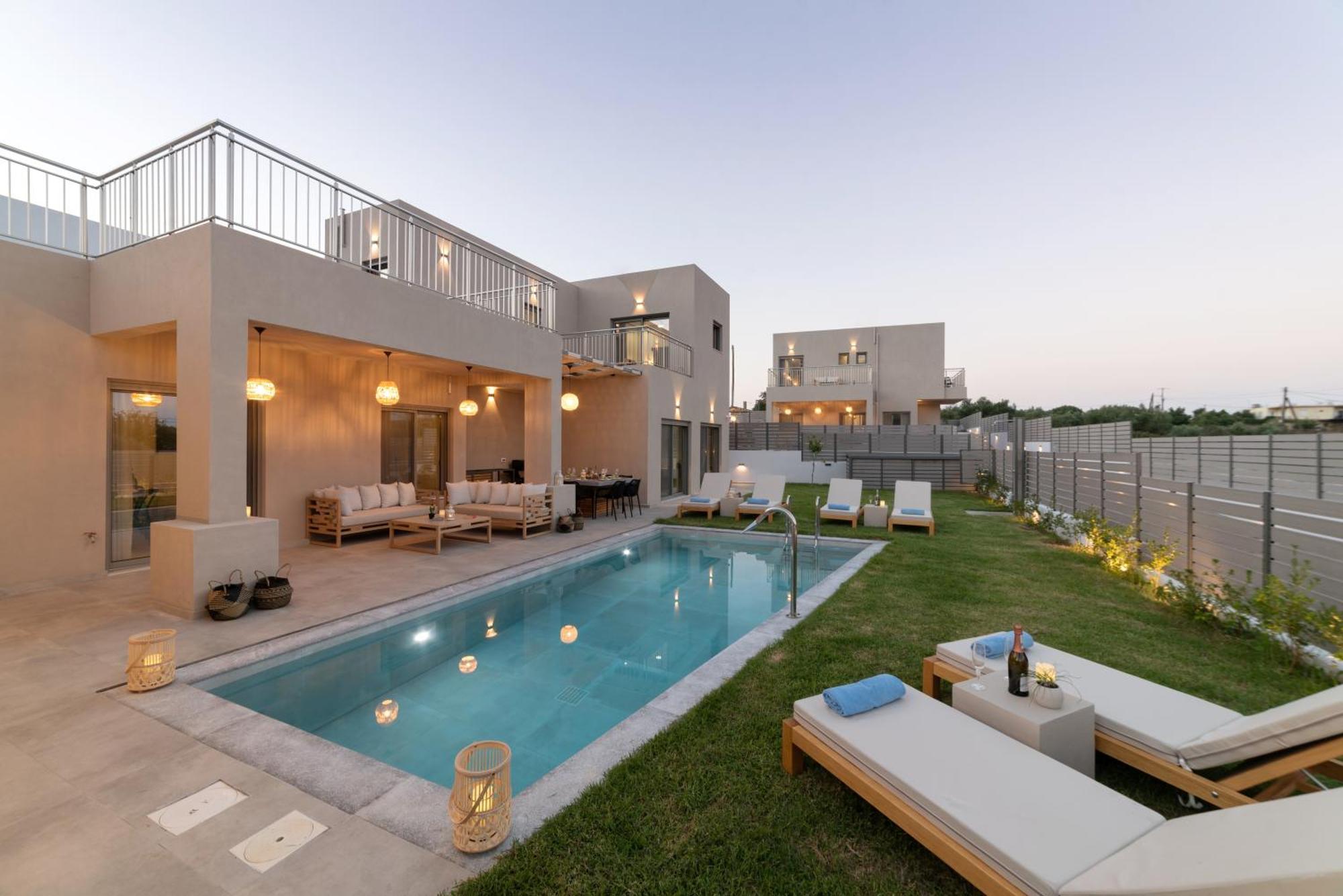 Ks Luxury Villas Heated Pools Георгиуполис Экстерьер фото